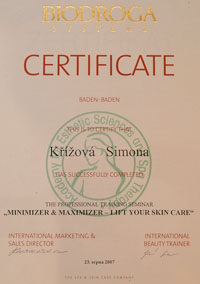 Nadpis: Certifikáty